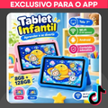 Imagem da oferta Tablet Infantil Educativo 7" 6GB 128GB Wi-Fi c Controle Parental e Jogos