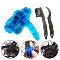 Imagem da oferta Limpador de corrente de bicicleta 3d conjunto de ferramentas de lavagem de escova de corrente mtb proteção de óleo,