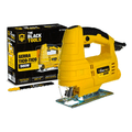 Imagem da oferta Serra Tico Tico 500w Para Madeira Metal Com Base Ajustável Botão De Trava Com Lâmina Btt-500 The Black Tools