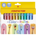 Imagem da oferta Caneta Hidrográfica Compactor Color Pastel 12 Cores