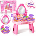 Imagem da oferta Penteadeira Infantil Menina Acessórios Princesa Maquiagem Cor Rosa