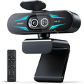 Imagem da oferta Webcam EMEET C60E com duas câmeras 4K | Zoom híbrido de até 11x controle remoto iluminação RGB 2 microfones