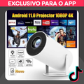 Imagem da oferta Proyector portátil Magcubic HY300 Android 11 compatibilidad con 4K UHD HDMI Wi-Fi de doble banda Bluetooth alt