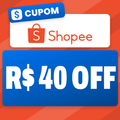 Imagem da oferta Cupom Shopee R$ 40 OFF em R$ 199