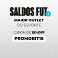 Imagem da oferta DESCONTO IMPERDÍVEL: 15% OFF na seleção Outlet da Fut Fanatics