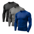Imagem da oferta Kit 3 Camisa Proteção Uv Masculina Segunda Pele Sol