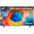 Imagem da oferta Smart TV QLED 50" 4K Toshiba 50C450NS Google TV 3 HDMI 2 USB Wi-Fi - TB034M