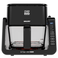 Imagem da oferta Fritadeira Elétrica Mallory Chef Duo 2 Em 1 (air Fryer E Grill) - 1500w, Temperatura Até 200°c, Cuba De Vidro Temperado Com 4l, Cesto Para Grill Em