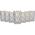 Imagem da oferta JOGO DE COPOS DIAMOND 400ML 06 PCS - Cores Variadas (Furta-Cor)