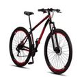 Imagem da oferta Bicicleta Aro 29 Aço Carbono Ksvj Freios Disco Suspensão 21v