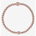 Imagem da oferta Bracelete Esfera Brilhante em Ouro Rosé - Pandora