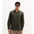 Imagem da oferta Camisa em Algodão com Botões Frontais e Efeito Mescla