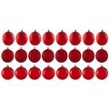 Imagem da oferta Bola de Natal Vermelho 3cm 24 Unidades Cromus - 1591320