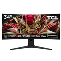 Imagem da oferta Monitor Gamer Curvo TCL 34 Polegadas QLED Mini LED WQHD R83Q 180Hz 1ms (GtG) HDR 1400 nits 34R83Q