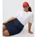 Imagem da oferta Saia Lápis em Jeans Sem Cós Curve & Plus Size