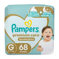 Imagem da oferta Fralda Pampers Premium Care G 68 Unidades