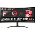 Imagem da oferta Monitor LG UltraWide Curvo VA 34” WQHD 21:9 sRGB 99% HDR10 - 34WR50QC-B