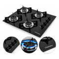 Imagem da oferta Fogão Cooktop Gás 4 Bocas Chamalux Ultra Chama Bivolt Preto Preto 127220v