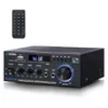 Imagem da oferta Amplificador áudio estéreo AK45 pro, Bluetooth 5.0, 2 canais de 300W Pico, Controle Remoto