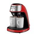 Imagem da oferta Cafeteira Elétrica Mondial Smart Coffe VermelhoInox 500W 220V - C-42-2X-RI