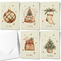 Imagem da oferta Kit 5 Pôsteres Cartão Natal com Envelopes