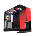 Imagem da oferta Gabinete Gamer Redragon Eternal Preto e Vermelho Sem Fans CA-612BR