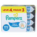 Imagem da oferta Lenços Umedecidos Pampers Higiene Completa 192 Unidades