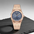 Imagem da oferta Relógio Masculino Poedagar 924 Classic Ouro Rosa 30 M Dourado Azul-escuro!