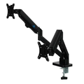 Imagem da oferta Suporte de Mesa Articulado para 2 Monitores de 17" a 32" Ergofirst Ajuste com Pistão a Gás Preto - G16-C024