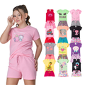 Imagem da oferta Kit Sortido com 3 Conjuntinhos de Verão para Meninas (Tam. 4 a 16 anos)