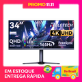 Imagem da oferta Monitor Reletech 34" Ultrawide UWQHD 3440x1440 165Hz Curvo 1500R Painel VA