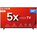 Imagem da oferta Smart TV 50" 4K LG Ultra HD 50UT8050 com Processador a5 Ger7 AI, Alexa/Chromecast integrado, Otimizador de Jogos, webOS 24 e Controle Smart Magic