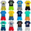 Imagem da oferta Kit 10 Peças De Roupa Infantil Menino 5camisas+ 5 shorts