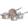 Imagem da oferta Conjunto de Panelas Brinox Antiaderente Essenza Nude 4 Peças Indução