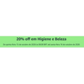 Imagem da oferta Cupom Amazon 20% OFF em Higiene e Beleza