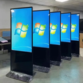 Imagem da oferta Totem de propaganda de sinalização digital de suporte de piso de 55 polegadas exibe quiosque de tela de toque de exibi