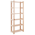Imagem da oferta Estante para Livros com 6 Prateleiras Modulare Natural Tramontina 91620020