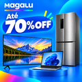 Imagem da oferta Tecnologia e eletro com até 70% OFF no Magalu: Smart TVs, notebooks, geladeiras e muito mais!