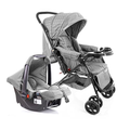 Imagem da oferta Cosco Kids Travel System Reverse Cinza Rajado