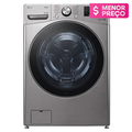 Imagem da oferta Lava e Seca LG Smart 18kg Inox Look com Inteligência Artificial AIDD (WD18SV2S6B) - 127V - WD18SV2S6B