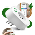 Imagem da oferta Tomada Inteligente Wi-Fi Kateluo 16A com Monitor de Consumo para Alexa e Google Home