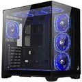 Imagem da oferta Gabinete Gamer Rise Mode Galaxy Glass Standard V2 Mid Tower ATX Lateral e Frontal em