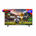 Imagem da oferta Tv Smart 43 Polegadas Aoc Roku Hd Wi-fi 43s515578g