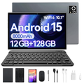 Imagem da oferta Tablet com Caneta e Teclado Xixaomiro S8 Android 15 10.1" 12GB+ 128GB Cinza | CPU-A523 Câmera 13MP + 5MP Bateria 8000m