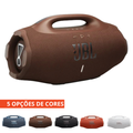 Imagem da oferta Caixa de Som Boombox 4 Cor Laranja Marrom Preta Branca ou Azul Bluetooth À Prova D'água JBL