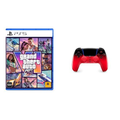 Imagem da oferta Bundle GTA VI PlayStation 5 + Controle sem fio PlayStation DualSense Techno Red