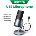 Imagem da oferta Microfone Condensador Profissional com Modos RGB - UGREEN