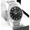 Imagem da oferta Relógio Masculino Champion CN27670T Cor da Correia Prateado com Fundo Preto Prova D´Agua 50 Metros Minimalista