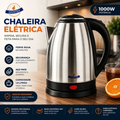 Imagem da oferta Chaleira Elétrica Gostei! 1,8l 1000w Prata Desligamento Automático