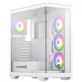 Imagem da oferta Gabinete Gamer Leonidas Magnus White Mid Tower Vidro Temperado ATX Sem Fonte Sem Fan